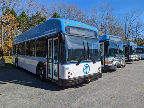 Advance Transit offers fare free service to Upper Valley communities in Vermont and New Hampshire. 
