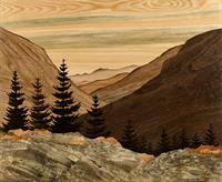 Art in Wood: The White Mountains, Mt. Monadnock, and Acadia - marquetry by Craig Altobello