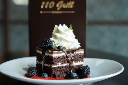 Chocolate Tuxedo Cake