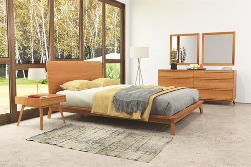 Catalina Bedroom in solid Cherry or Walnut