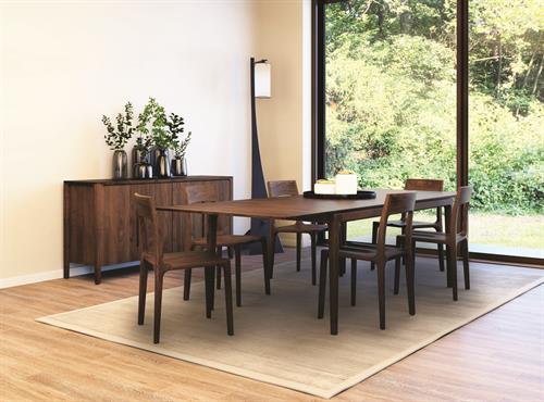 Lisse Dining in solid Cherry or Walnut