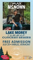 Summer Concert: Max McNown at Lake Morey Resort - Fairlee, VT
