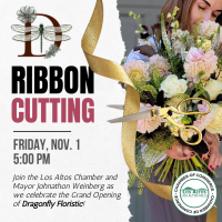 Dragonfly Floristic Ribbon Cutting