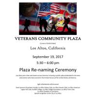 Plaza Re-naming Ceremony