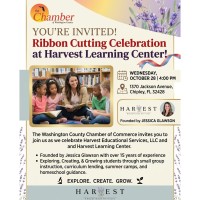 Ribbon Cutting Harvest Learning Center