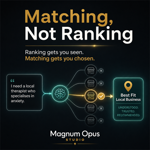 AI search is shifting the goal from ranking highest to being the best-fit business for the customer’s actual need.