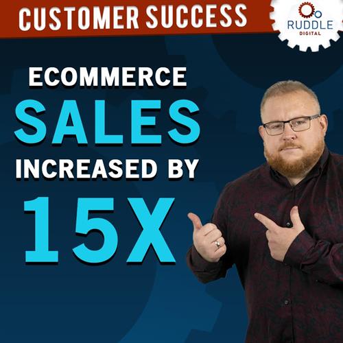 Customer Success - online sales increased by 15X