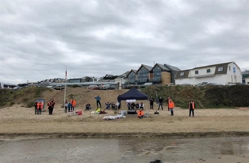 Polzeath beach clean, October 2020