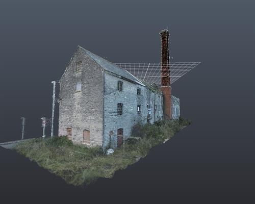 Drone to CAD with high precsion point clouds