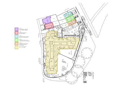 Site plan for a new Care Home