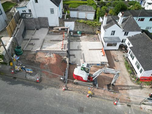 Groundworks for two bespoke properties 