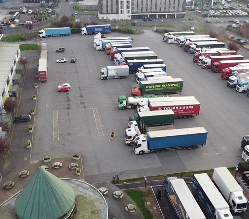 Drone of Car Park