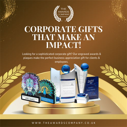 Business trophies and awards