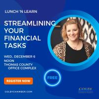Lunch 'n Learn - Streamlining your Financial Tasks