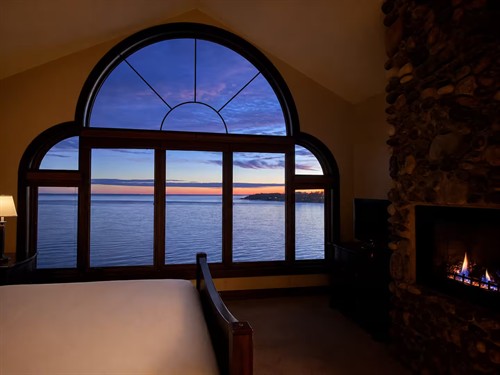 Sunset view from primary ensuite bedroom