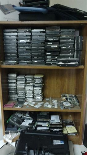 My collection of bad hard drives