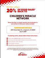 Red Robin - Children's Miracle Network Fundraiser