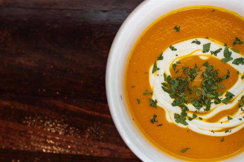 Carrot & Cardamom Soup