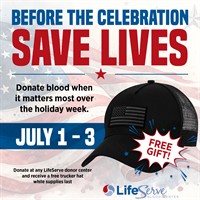 Celebrate America’s 250th Birthday by Saving Lives with LifeServe!