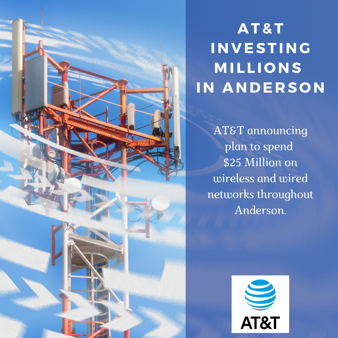 AT&T investing $25 Million in Anderson