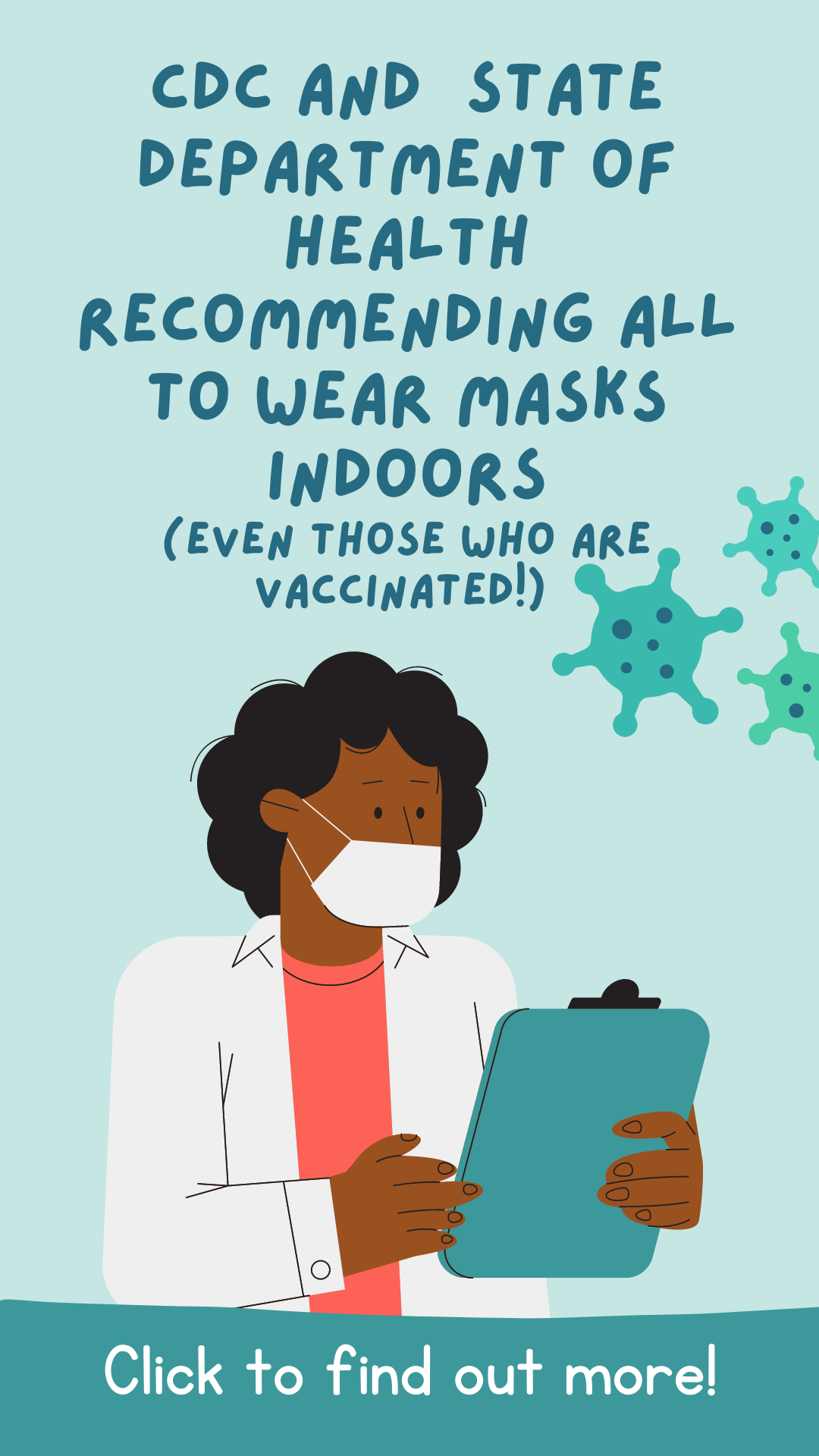 CDC and DHEC Issue New Mask Recommendations