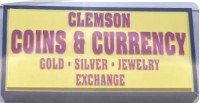Clemson Coins, Currency & Bullion