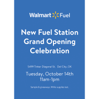 Ribbon Cutting for Walmart Fuel Station