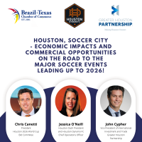 Houston, Soccer City - Economic impacts and commercial opportunities on the road to the major soccer events leading up to 2026!