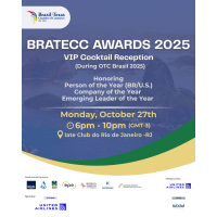 BRATECC Awards 2025-VIP Cocktail Reception (During OTC Brazil)