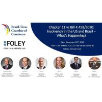 Chapter 11 vs Bill 4.458/2020: Insolvency in the US and Brazil - What's happening?