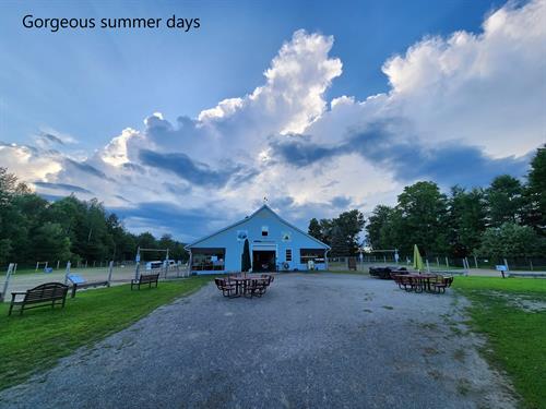 A beautiful shot of the farm