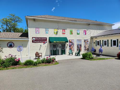 Our Northport retail store; housing one of the largest varieties of alpaca items in the state!