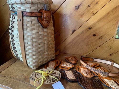 Guide Pack Basket with leather harness