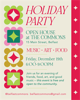 Holiday Party at The Commons Feat. Silent Auction