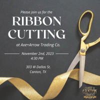 2023 - Ribbon Cutting - Axe+Arrow Trading Co.