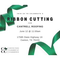 2024- Ribbon Cutting - Cantrell Roofing