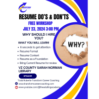 How to create a Stand Out Resume Workshop.