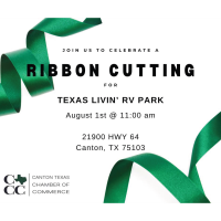 2024- Ribbon Cutting - Texas Livin' RV Park