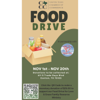 Canton Chamber Food Drive