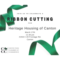 2025- Ribbon Cutting - Heritage Housing of Canton