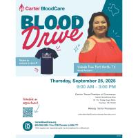 Carter BloodCare Blood Drive 2025