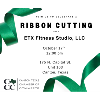 2025- Ribbon Cutting - ETX Fitness Studio