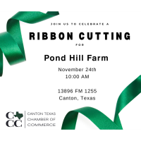 2025- Ribbon Cutting - Pond Hill Farm