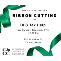 2025- Ribbon Cutting - BFG Tax Help