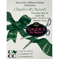 2026 Ribbon Cutting- Chuck's RV Resort