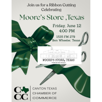 2026 Ribbon Cutting- Moore's Store, Texas