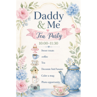 Daddy & Me Tea Party