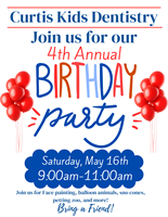 Curtis Kids Dentistry 4th Birthday Party