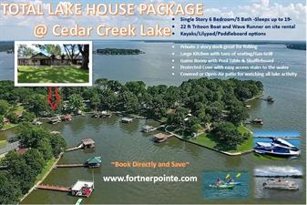 Fortner Pointe, LLC Vacation Homes at Cedar Creek Lake