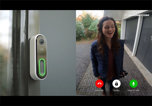 Video Doorbell, Unlock and Unarm System from doorbell video!